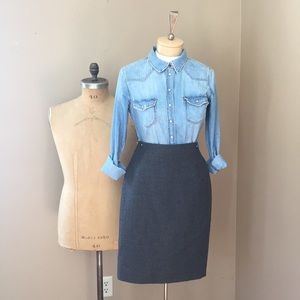 J Crew pencil skirt .